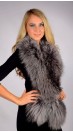  Fox Fur Scarf - Blue